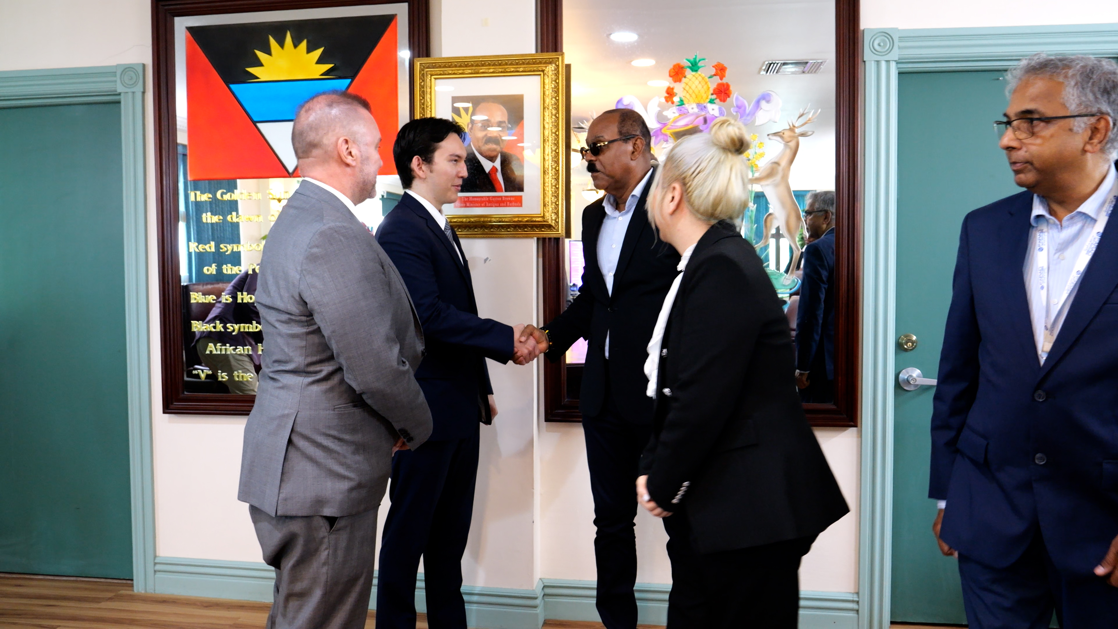 The agreement is executed with the Government of Antigua & Barbuda and ADOMS.